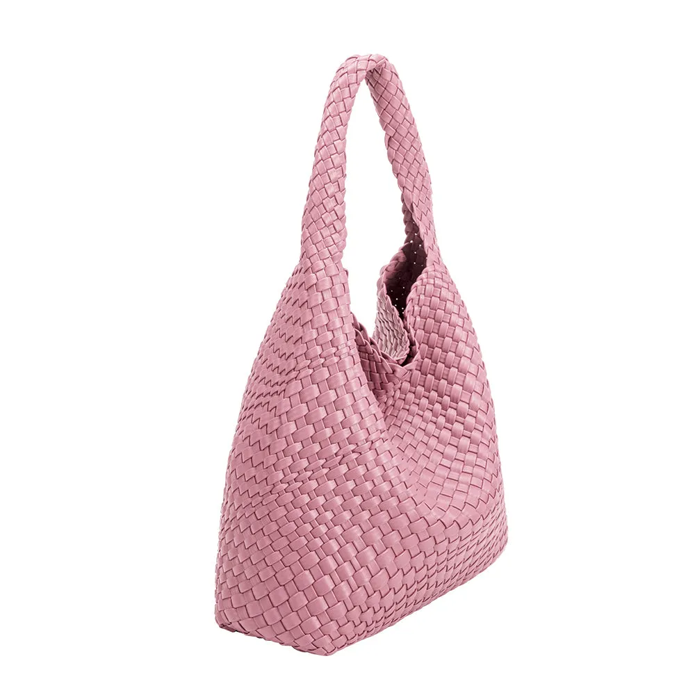 Johanna Orchid Large Recycled Vegan Shoulder Bag sold by Melie Bianco product image thumbnail 2