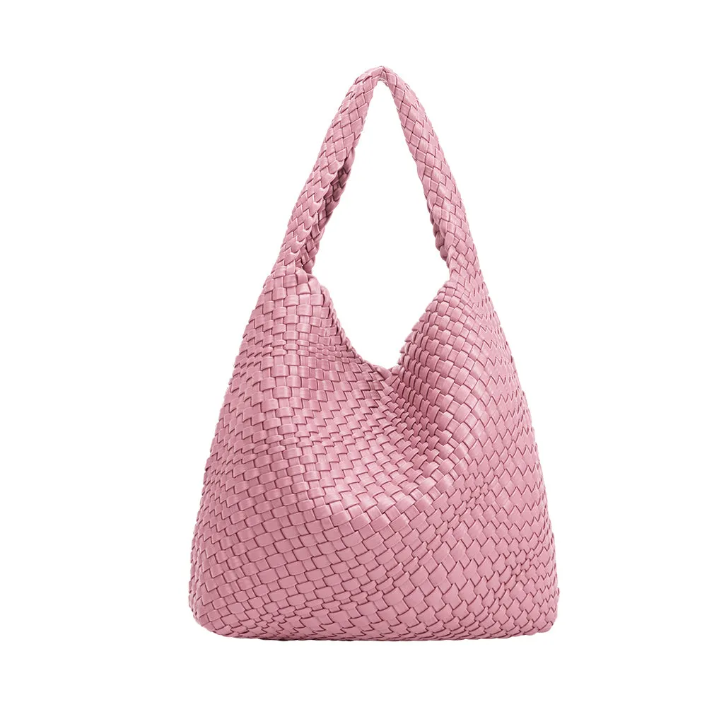 Johanna Orchid Large Recycled Vegan Shoulder Bag sold by Melie Bianco product image thumbnail 3