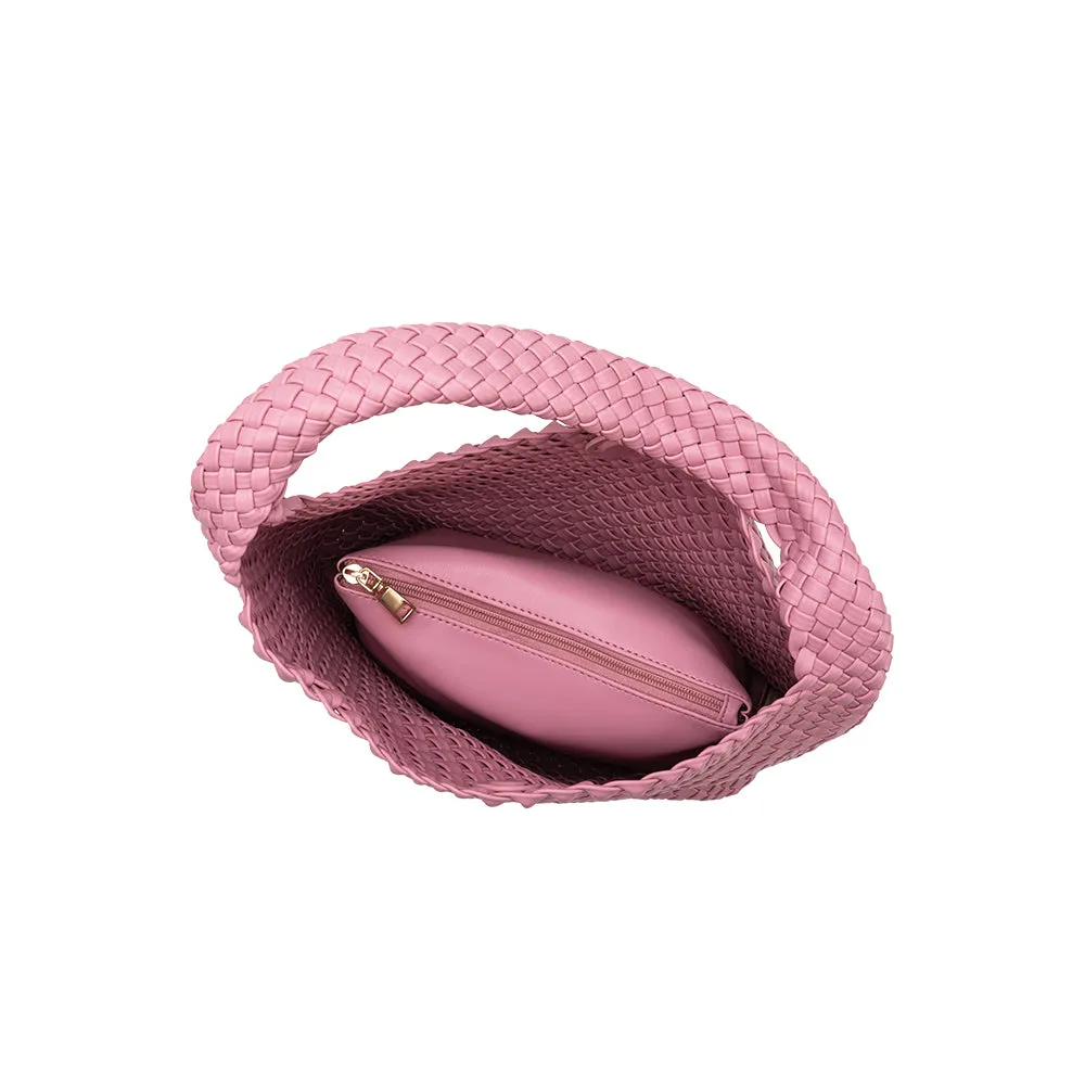 Johanna Orchid Large Recycled Vegan Shoulder Bag sold by Melie Bianco product image thumbnail 5