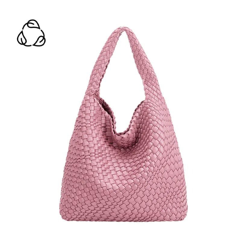 Johanna Orchid Large Recycled Vegan Shoulder Bag sold by Melie Bianco