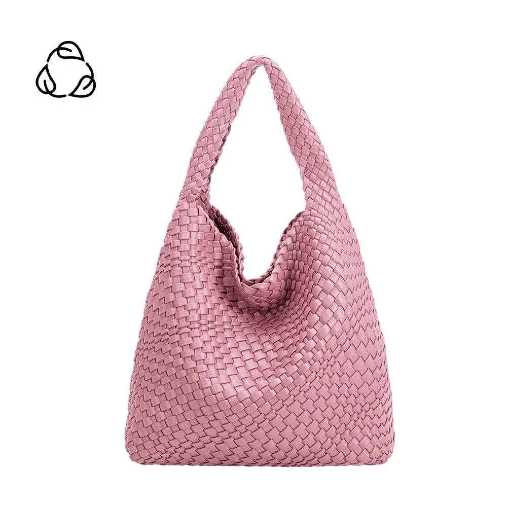 Johanna Orchid Large Recycled Vegan Shoulder Bag sold by Melie Bianco