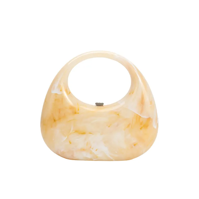 Maribel Natural Marble Top Handle Bag sold by Melie Bianco