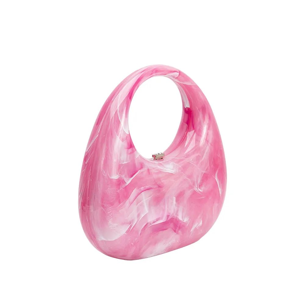 Maribel Pink Marble Top Handle Bag sold by Melie Bianco product image thumbnail 2