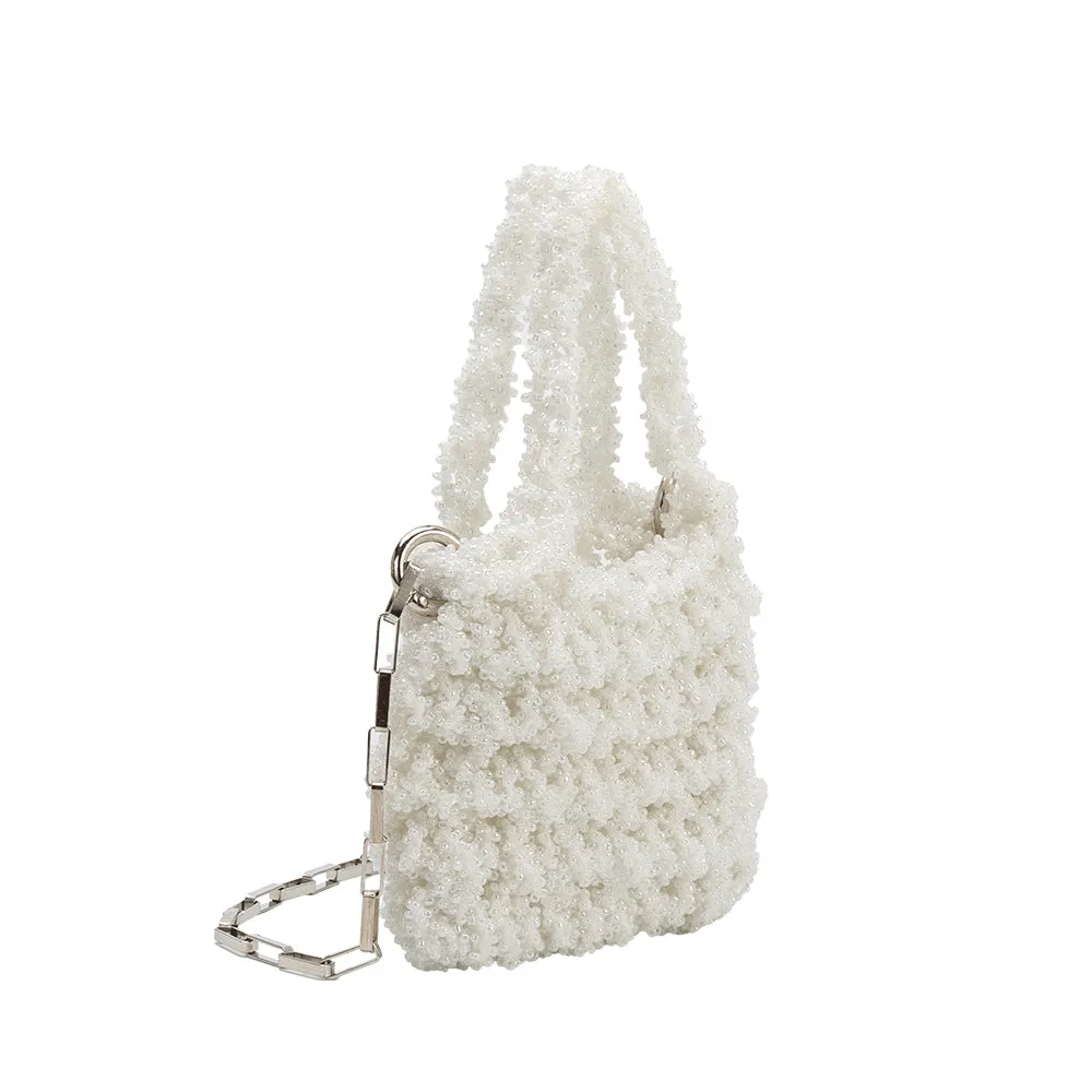 Norma Ivory Mini Beaded Crossbody Bag sold by Melie Bianco product image thumbnail 2