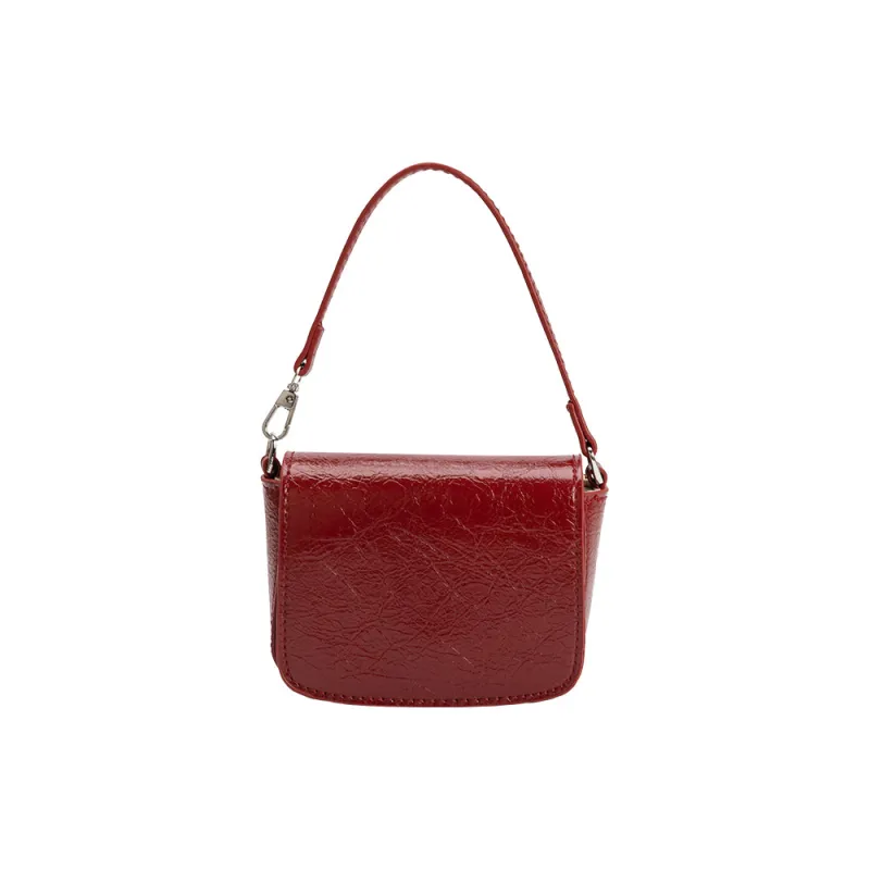 Sonnet Red Mini Crossbody Bag made by Melie Bianco