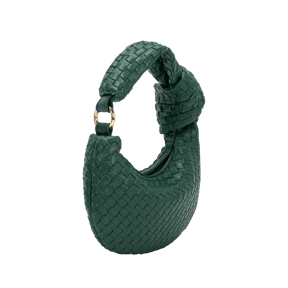 Brigitte Green Woven Charm sold by Melie Bianco product image thumbnail 2