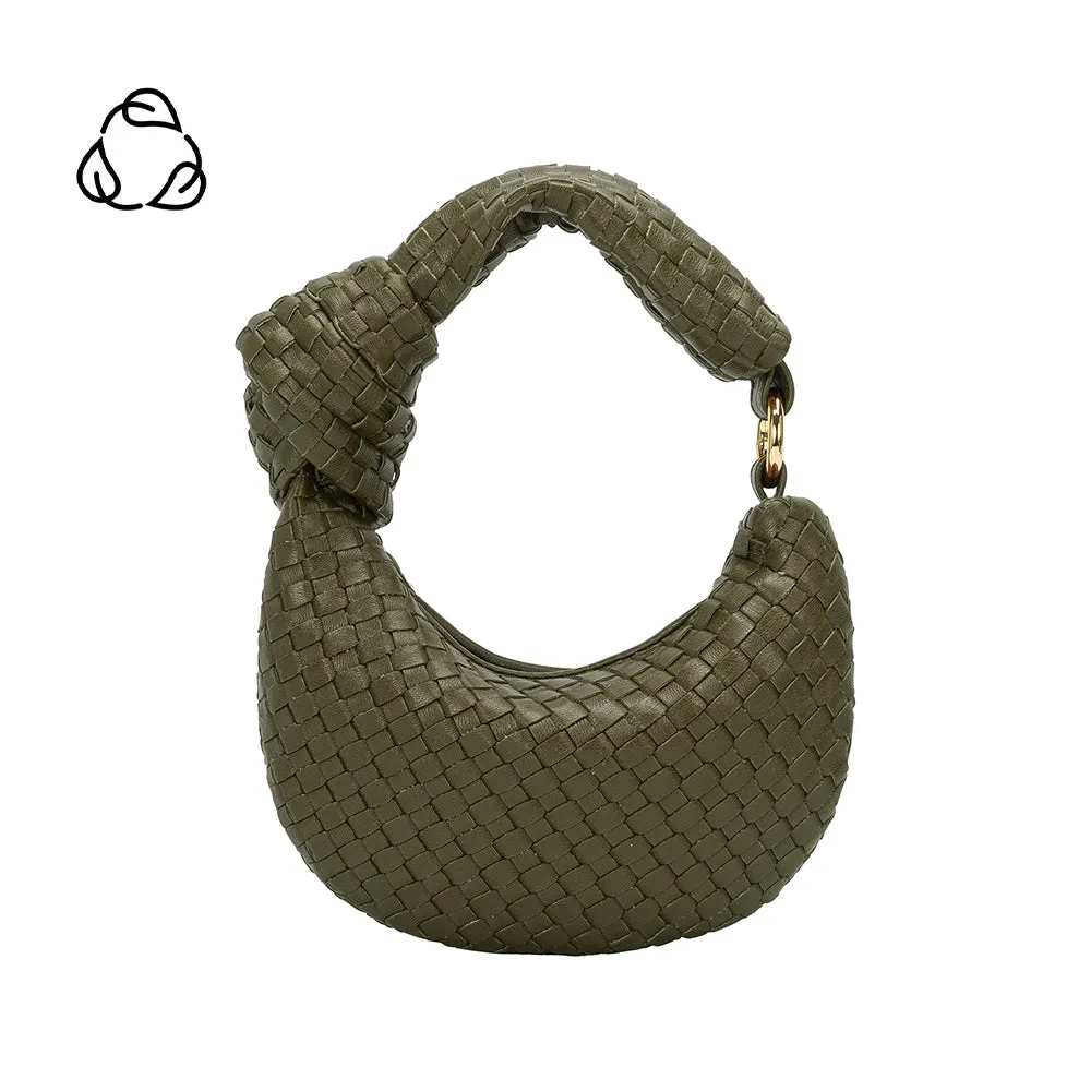 Brigitte Olive Woven Charm sold by Melie Bianco