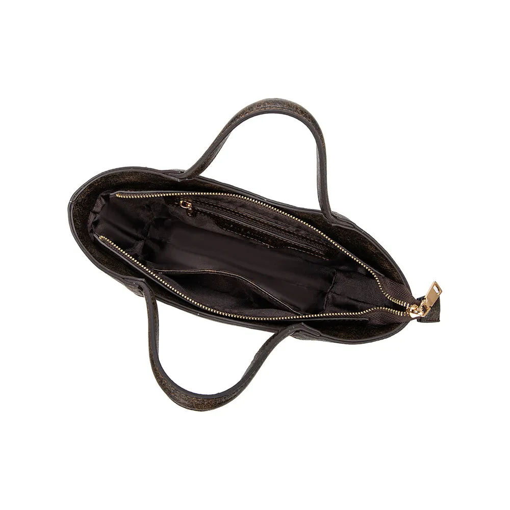 Kaylee Espresso Recycled Vegan Crossbody Bag sold by Melie Bianco product image thumbnail 4