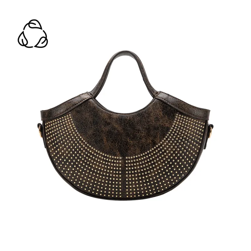 Kaylee Espresso Recycled Vegan Crossbody Bag sold by Melie Bianco