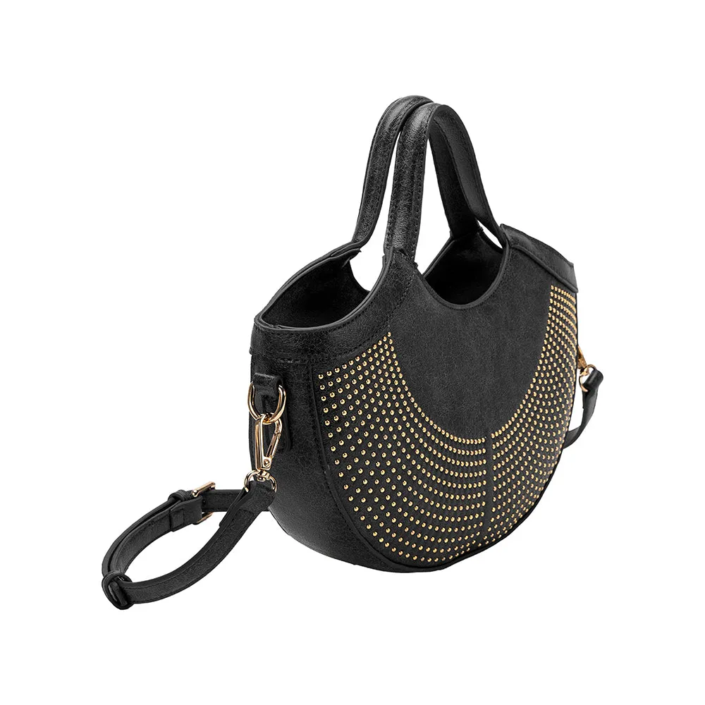 Kaylee Black Recycled Vegan Crossbody Bag sold by Melie Bianco product image thumbnail 2