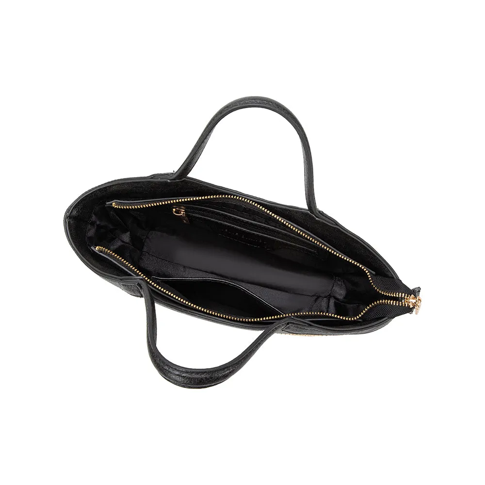 Kaylee Black Recycled Vegan Crossbody Bag sold by Melie Bianco product image thumbnail 4