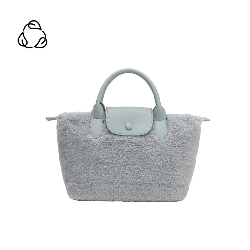 Winnie Blue Sherpa Tote Bag sold by Melie Bianco
