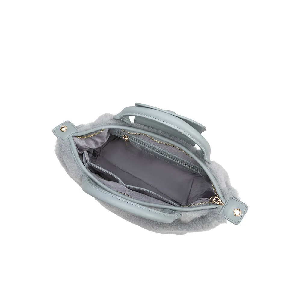 Winnie Blue Sherpa Tote Bag sold by Melie Bianco product image thumbnail 4