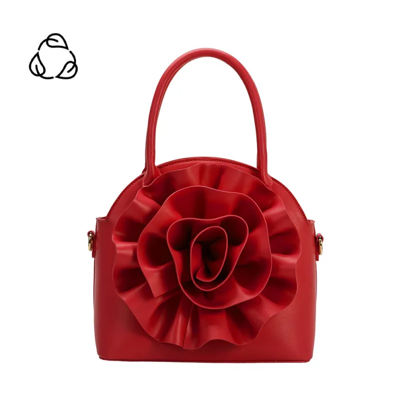 Roxanne Red Recycled Vegan Crossbody Bag sold by Melie Bianco