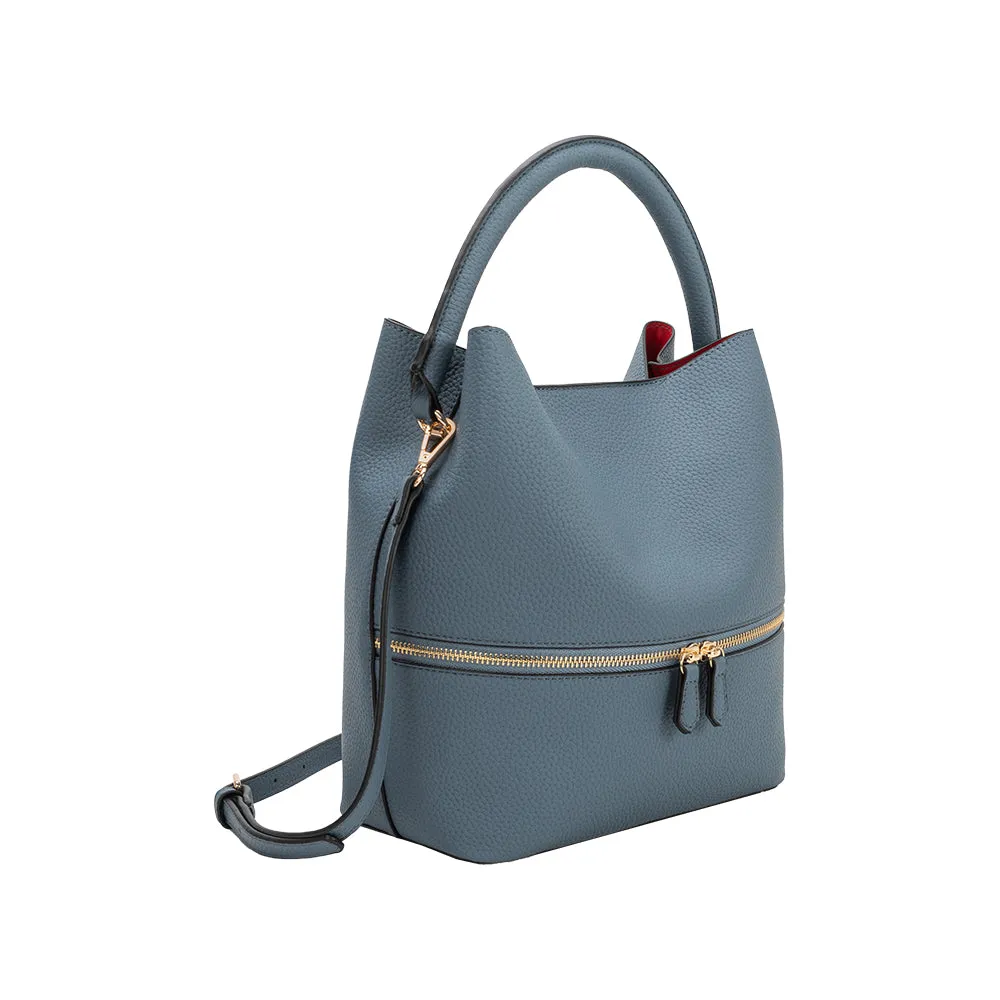 Karianna Slate Recycled Vegan Crossbody Bag sold by Melie Bianco product image thumbnail 2