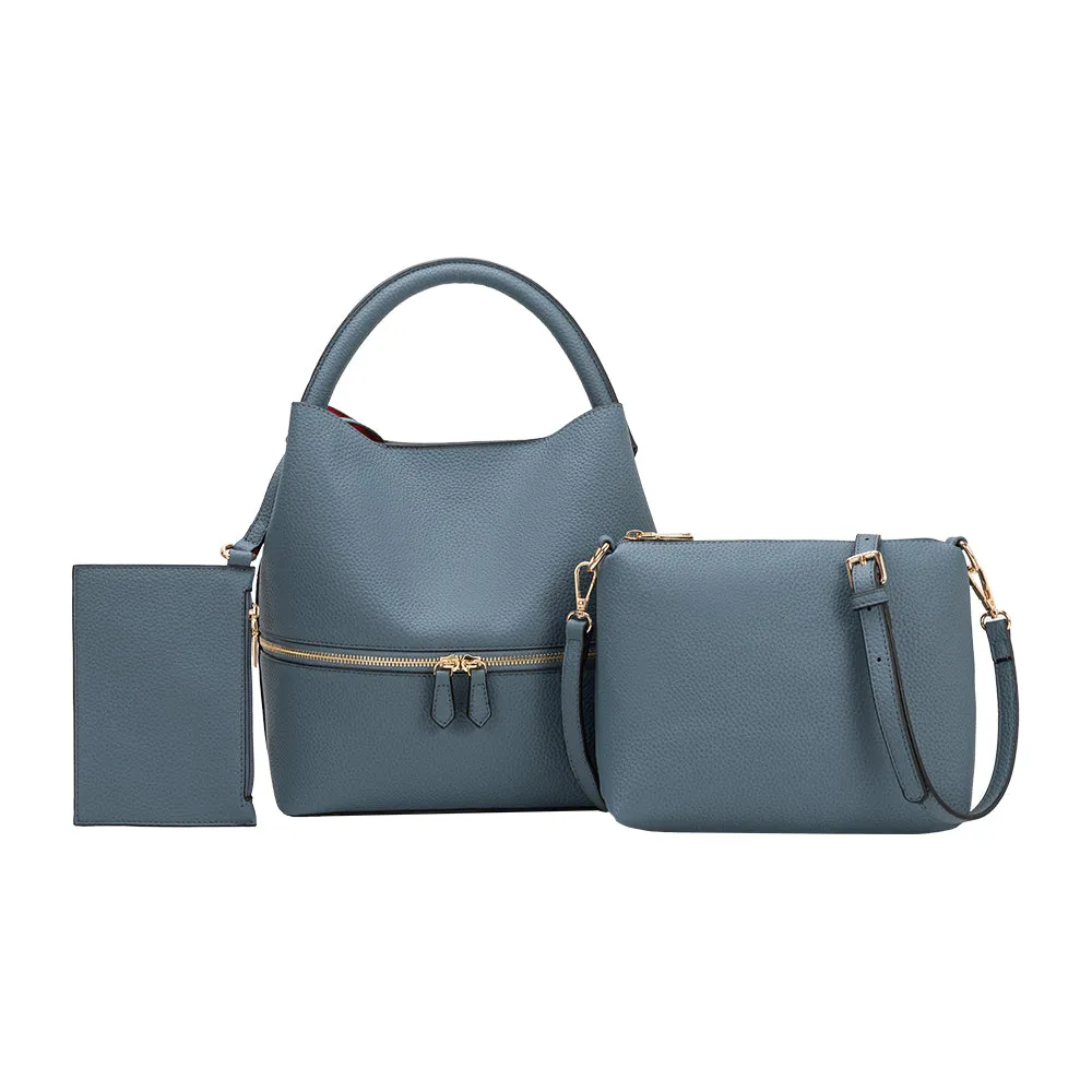 Karianna Slate Recycled Vegan Crossbody Bag sold by Melie Bianco product image thumbnail 4