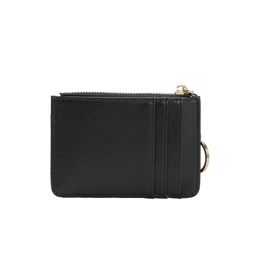Kara Black Vegan Card Case Wallet sold by Melie Bianco product image thumbnail 3