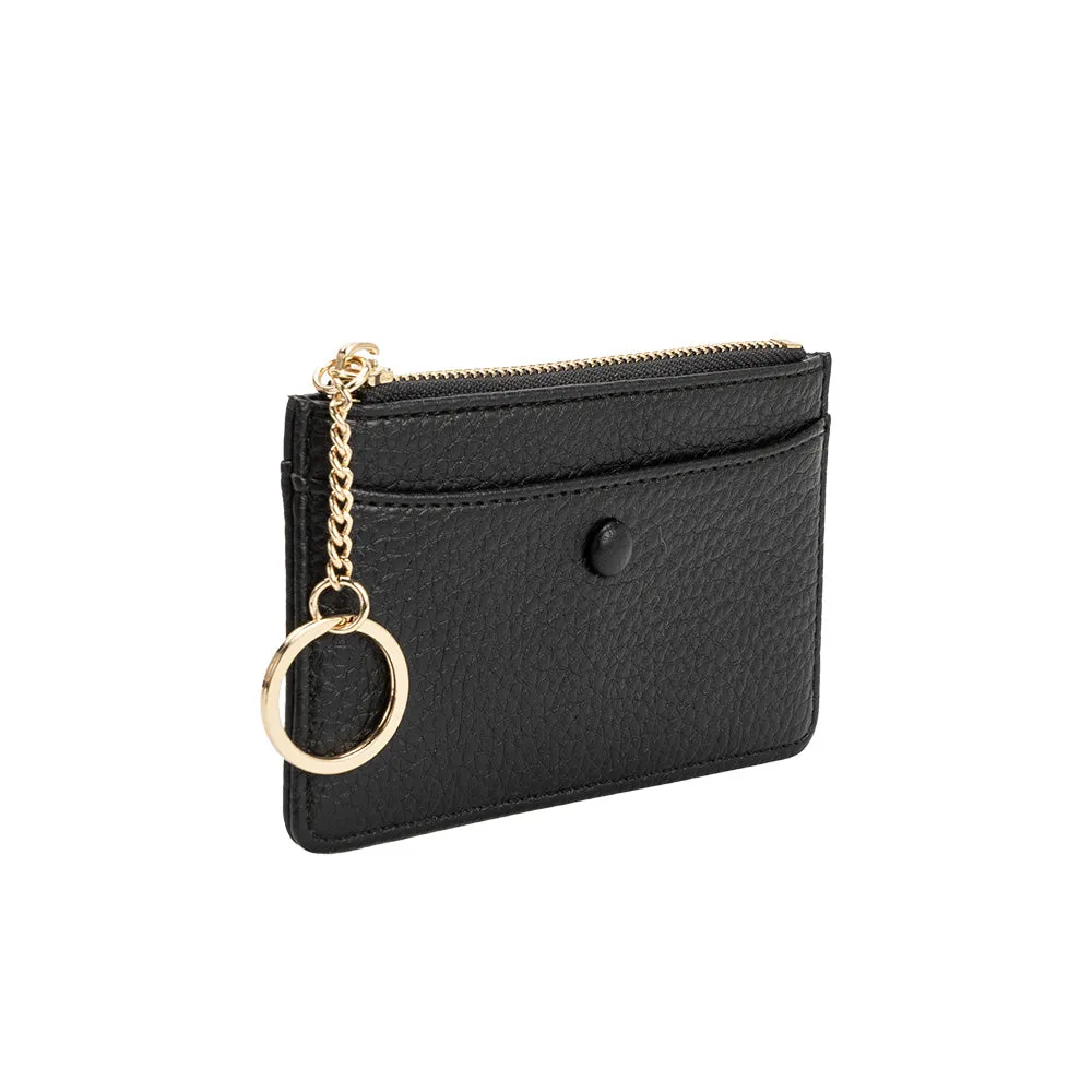 Lupe Black Card Case Wallet sold by Melie Bianco product image thumbnail 2