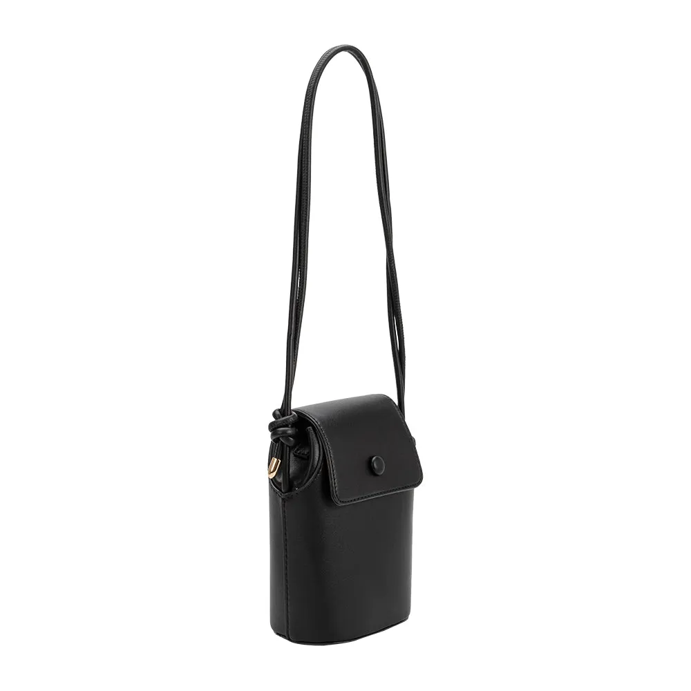 Abigail Black Phone Crossbody Bag sold by Melie Bianco product image thumbnail 2