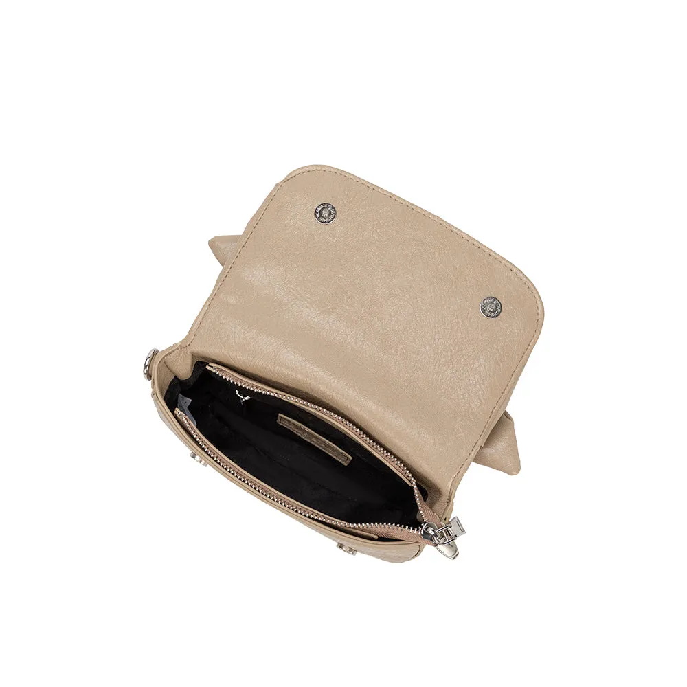 Faye Beige Clutch Crossbody Bag sold by Melie Bianco product image thumbnail 4