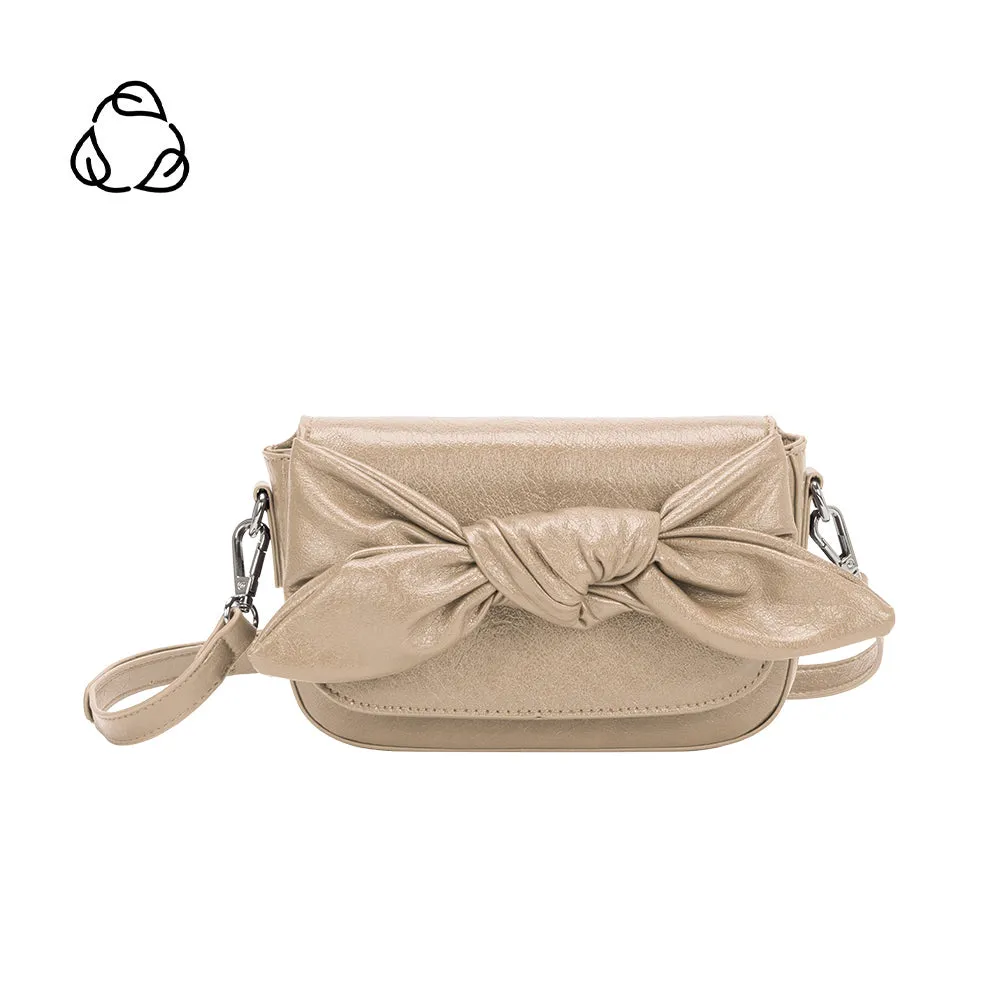 Faye Beige Clutch Crossbody Bag sold by Melie Bianco