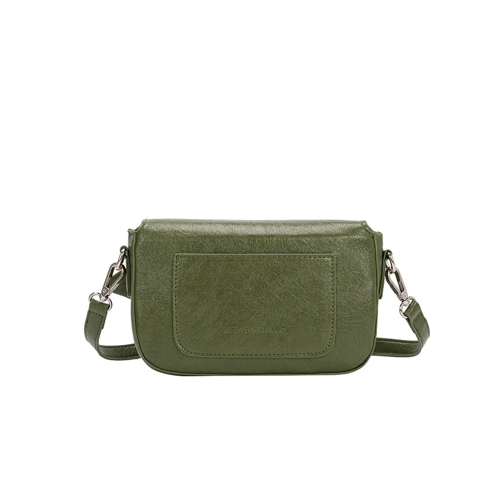 Faye Olive Clutch Crossbody Bag sold by Melie Bianco product image thumbnail 3
