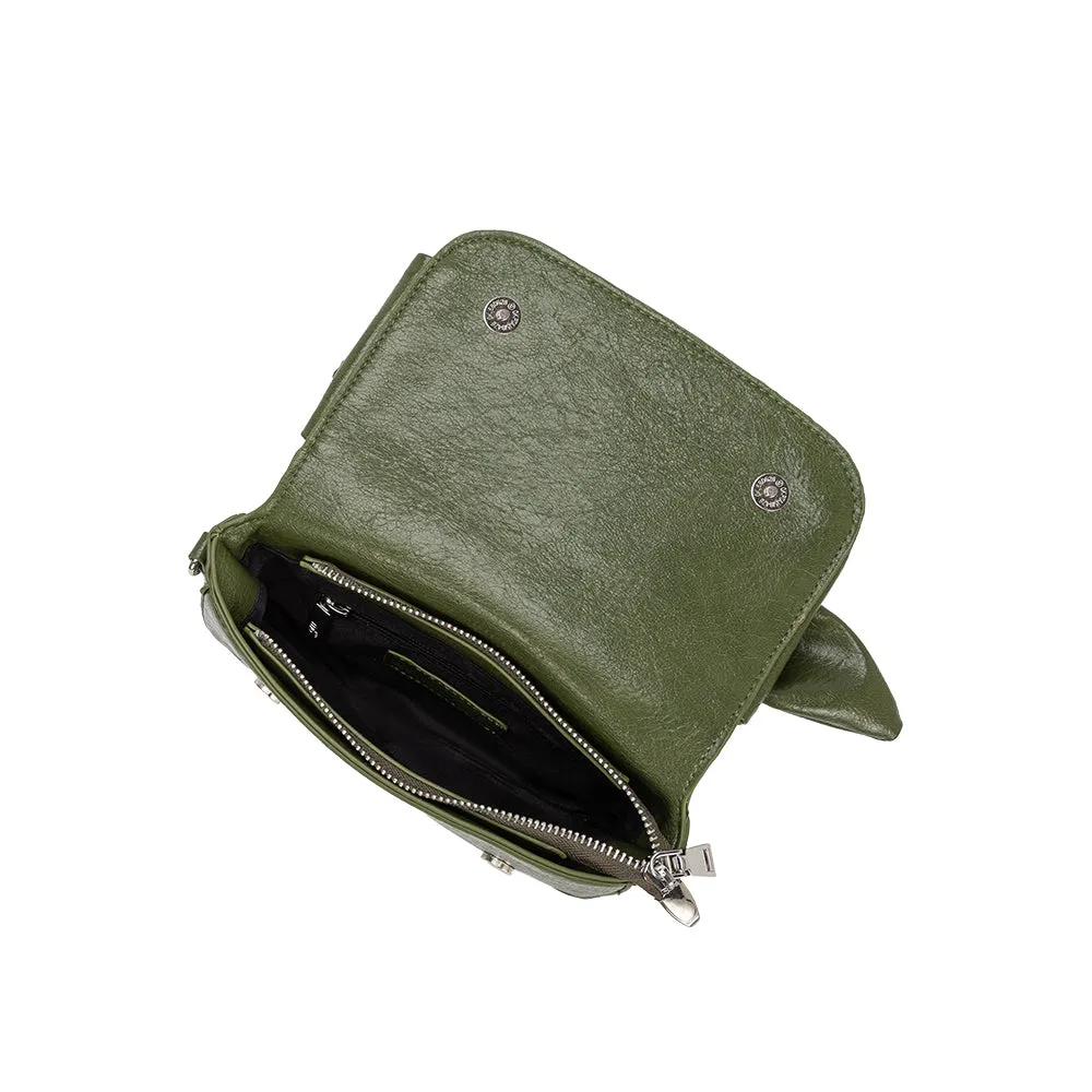 Faye Olive Clutch Crossbody Bag sold by Melie Bianco product image thumbnail 4