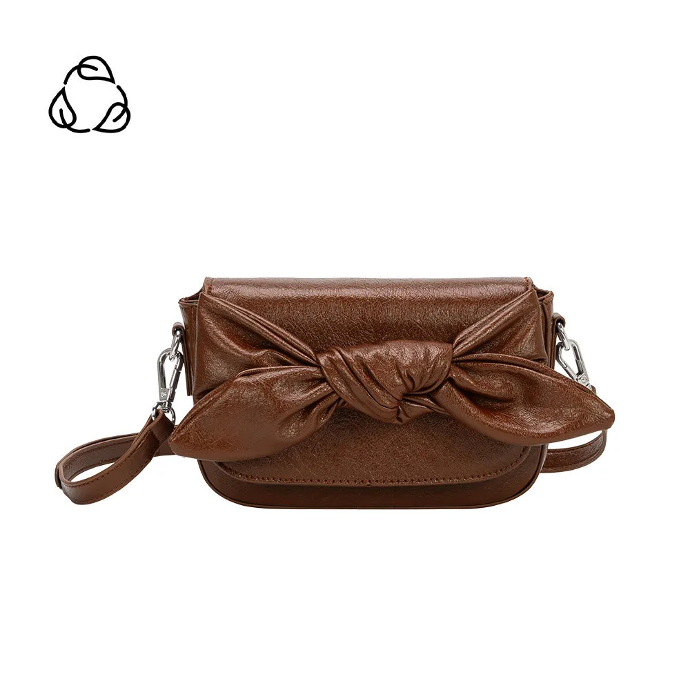 Faye Chocolate Clutch Crossbody Bag sold by Melie Bianco