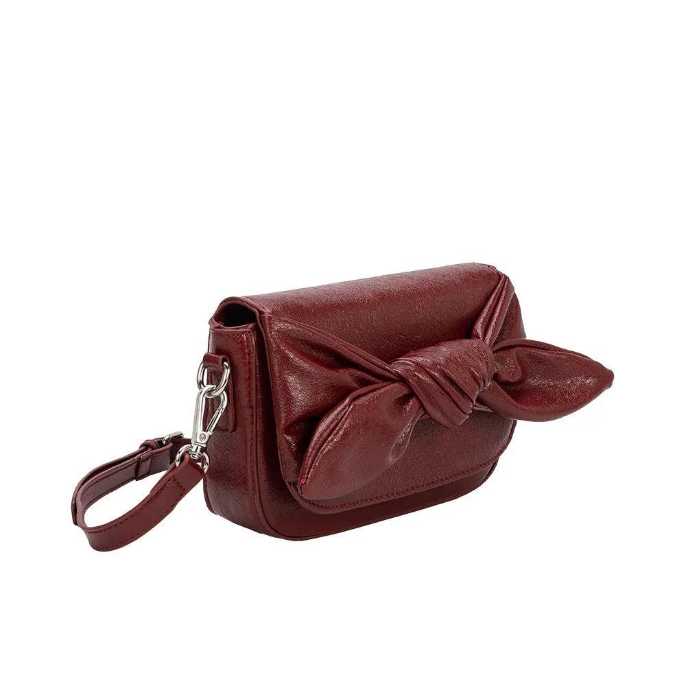 Faye Cranberry Clutch Crossbody Bag sold by Melie Bianco product image thumbnail 2