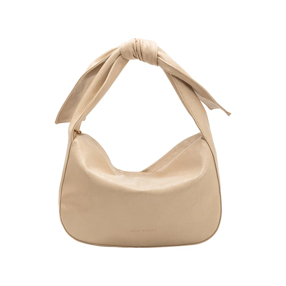 Marni Beige Crinkle Bow Crossbody Bag sold by Melie Bianco product image thumbnail 3