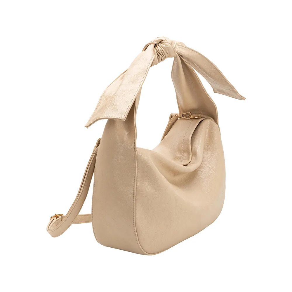 Marni Beige Crinkle Bow Crossbody Bag sold by Melie Bianco product image thumbnail 2