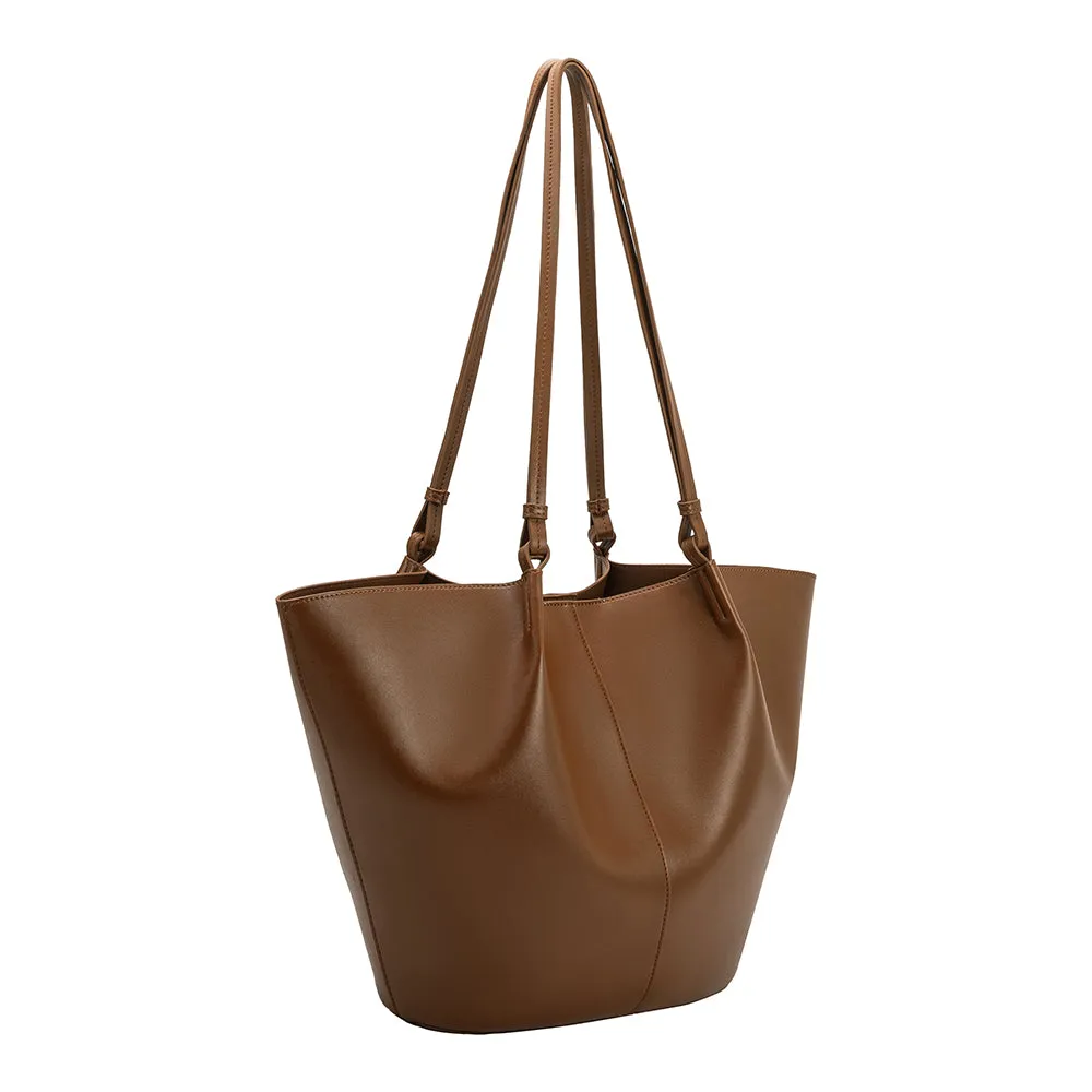 Lydia Saddle Large Recycled Vegan Tote Bag sold by Melie Bianco product image thumbnail 2