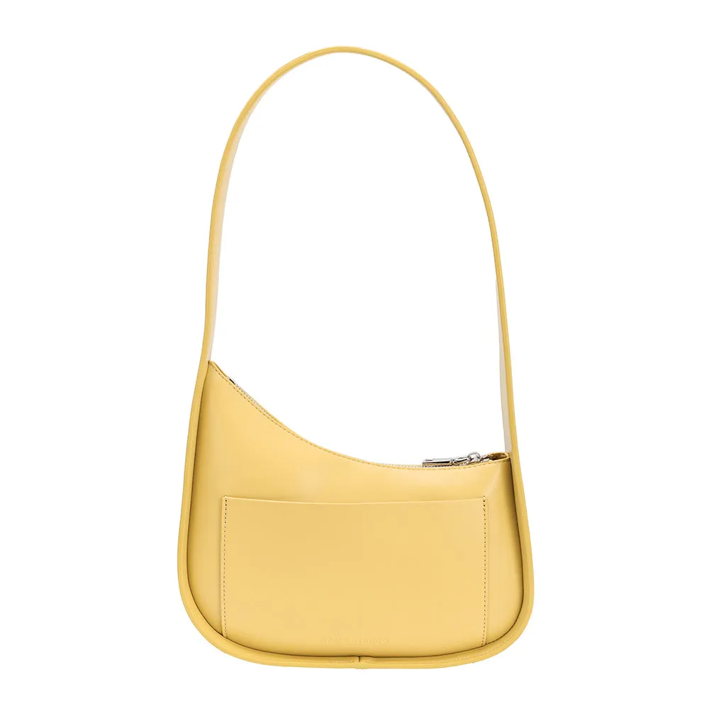 Willow Yellow Recycled Vegan Shoulder Bag sold by Melie Bianco product image thumbnail 3