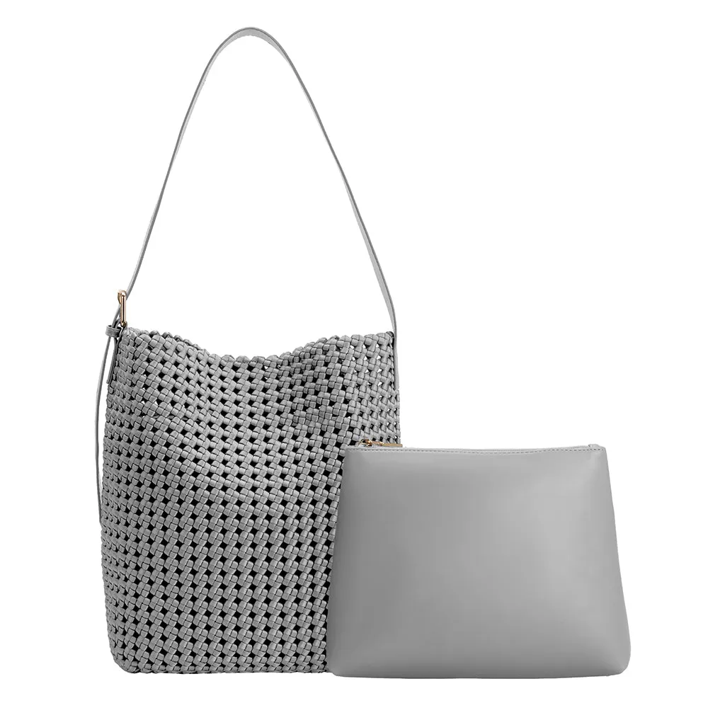 Celine Gray Large Tote Bag - FINAL SALE sold by Melie Bianco product image thumbnail 3