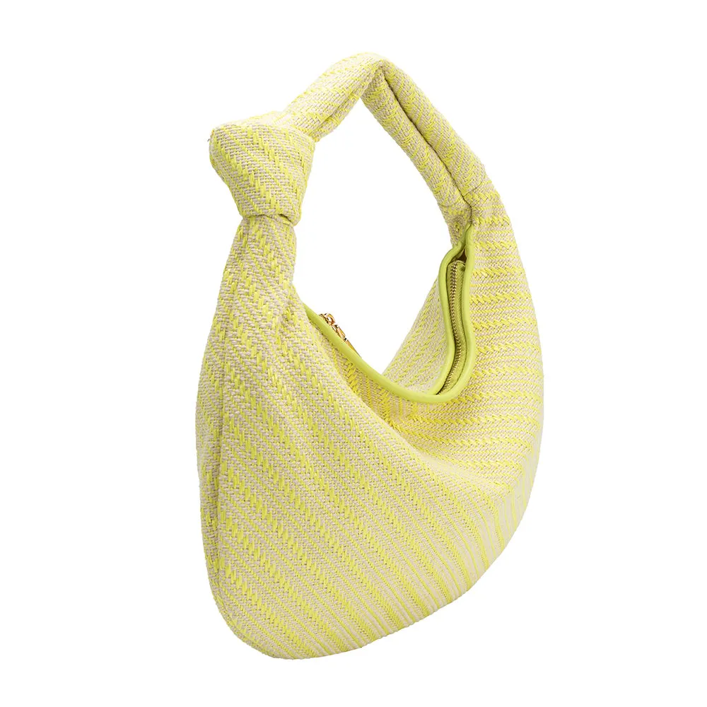 Cher Yellow Raffia Large Shoulder Hobo Bag - FINAL SALE sold by Melie Bianco product image thumbnail 2