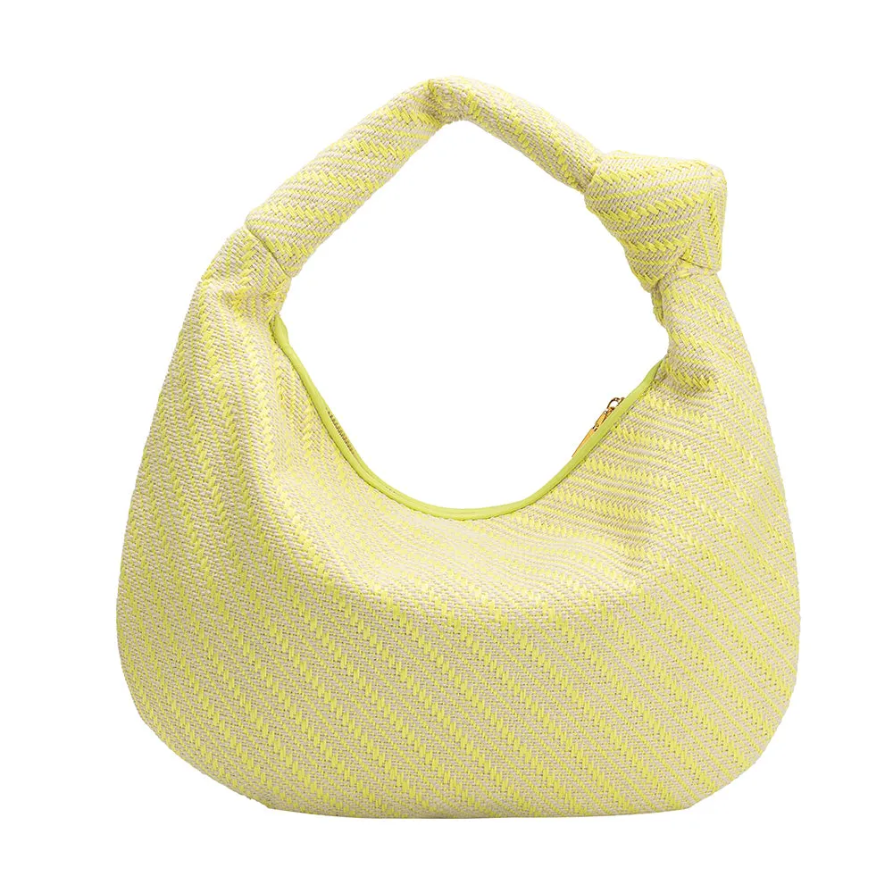 Cher Yellow Raffia Large Shoulder Hobo Bag - FINAL SALE sold by Melie Bianco product image thumbnail 3