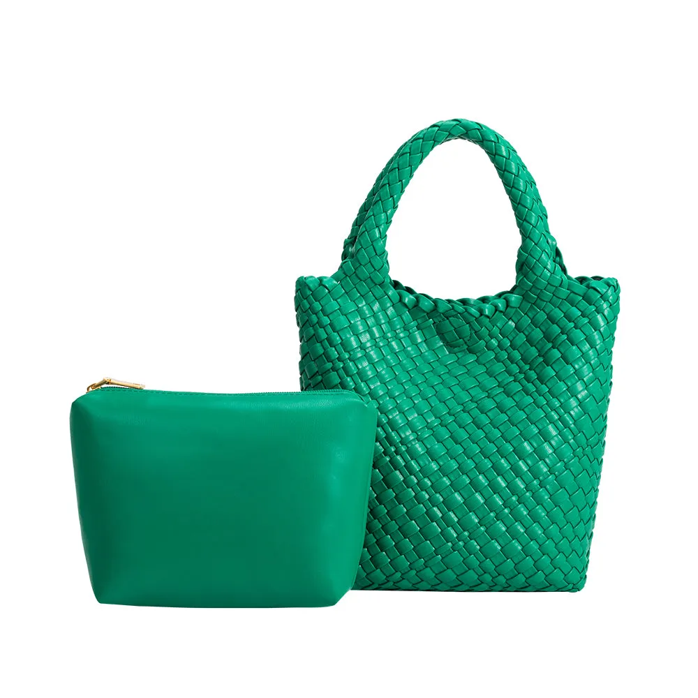 Eloise Green Recycled Vegan Tote Bag - FINAL SALE sold by Melie Bianco product image thumbnail 4