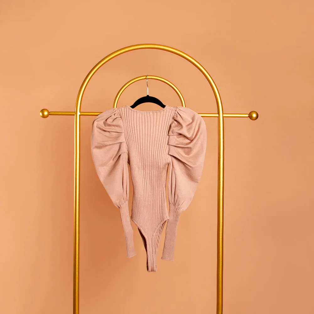 Puff Sleeve Knit Bodysuit sold by Melie Bianco product image thumbnail 3
