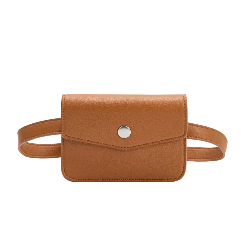 Amberlee Saddle Vegan Leather Belt Bag sold by Melie Bianco