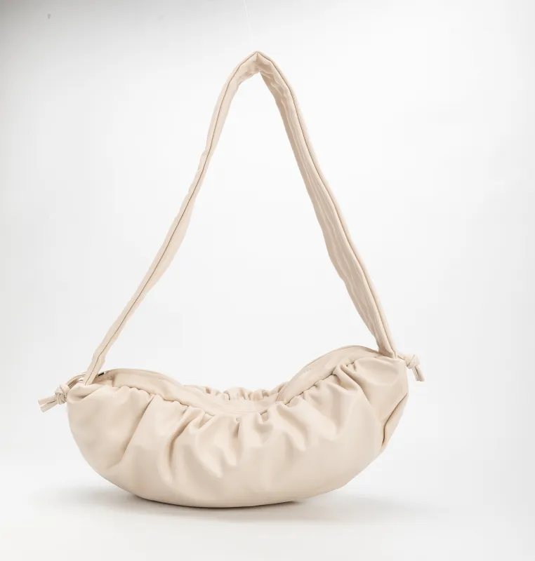 SAMPLE SM3010 Ivory Shoulder Bag - FINAL SALE sold by Melie Bianco