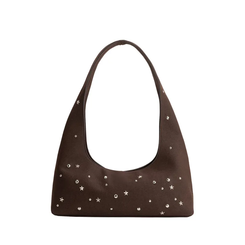 SAMPLE BD1002 Chocolate Shoulder Bag - FINAL SALE sold by Melie Bianco