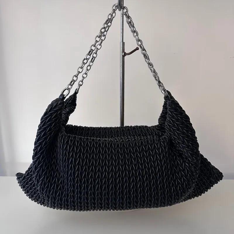 SAMPLE BK2401 Black Shoulder Bag - FINAL SALE sold by Melie Bianco