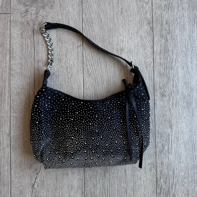 SAMPLE BK2404 Black Shoulder Bag - FINAL SALE made by Melie Bianco