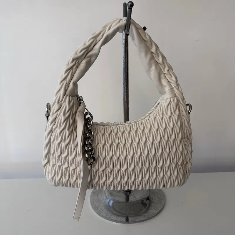 SAMPLE BK2400 White Crossbody Bag - FINAL SALE sold by Melie Bianco