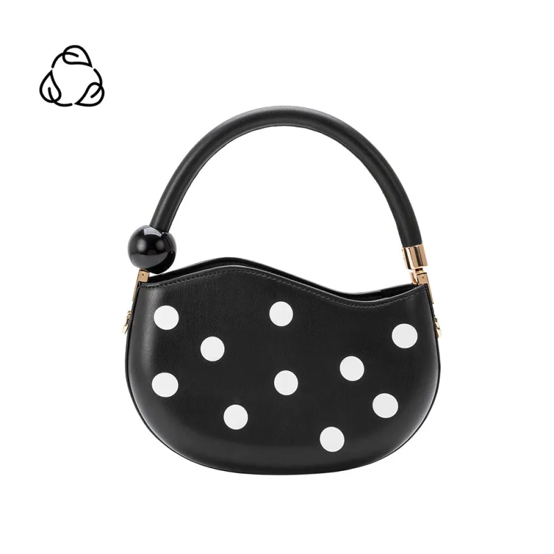 SAMPLE BC3240 Polka Dot Black Crossbody Bag - FINAL SALE sold by Melie Bianco