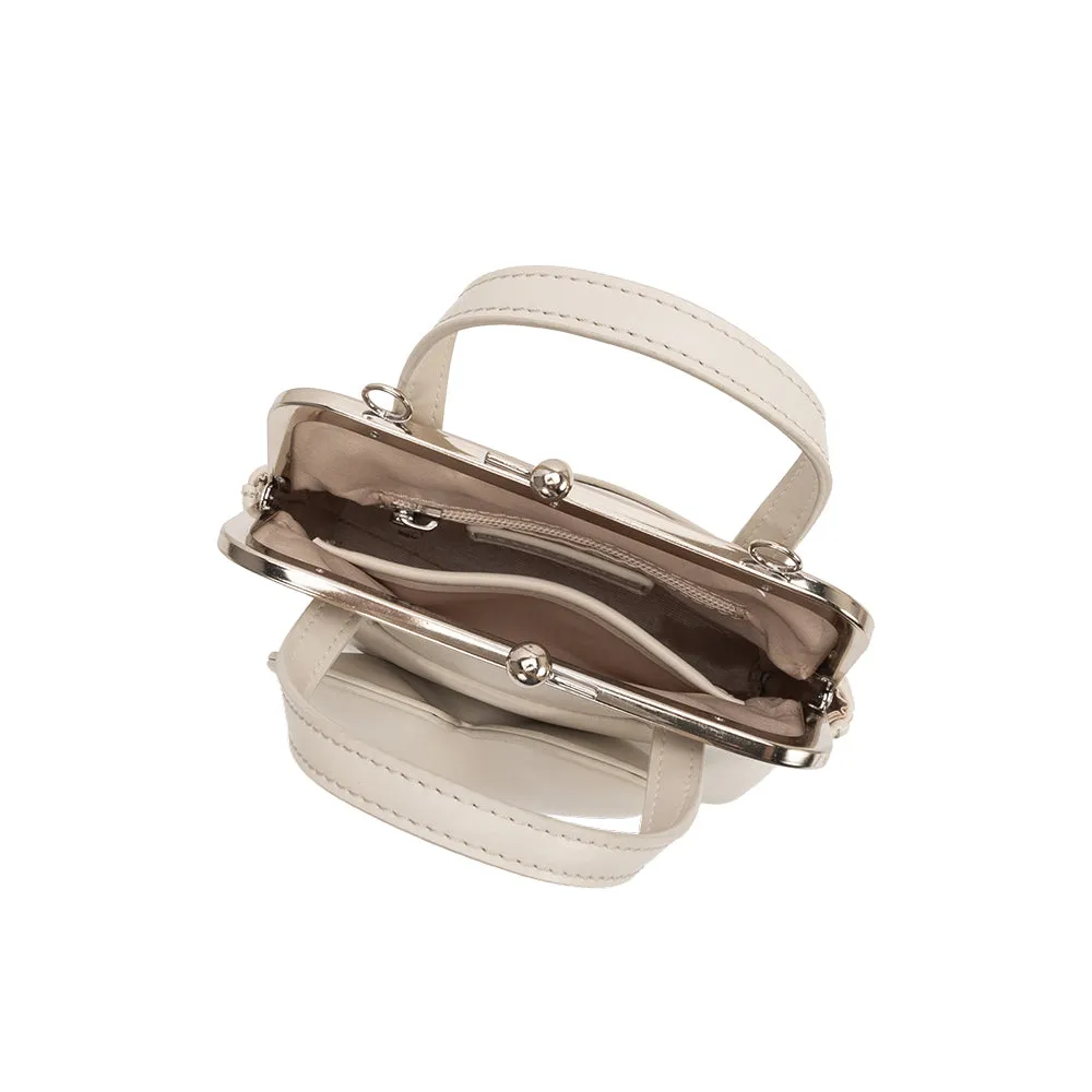 SAMPLE BD1036 Ivory Crossbody Bag - FINAL SALE sold by Melie Bianco product image thumbnail 4