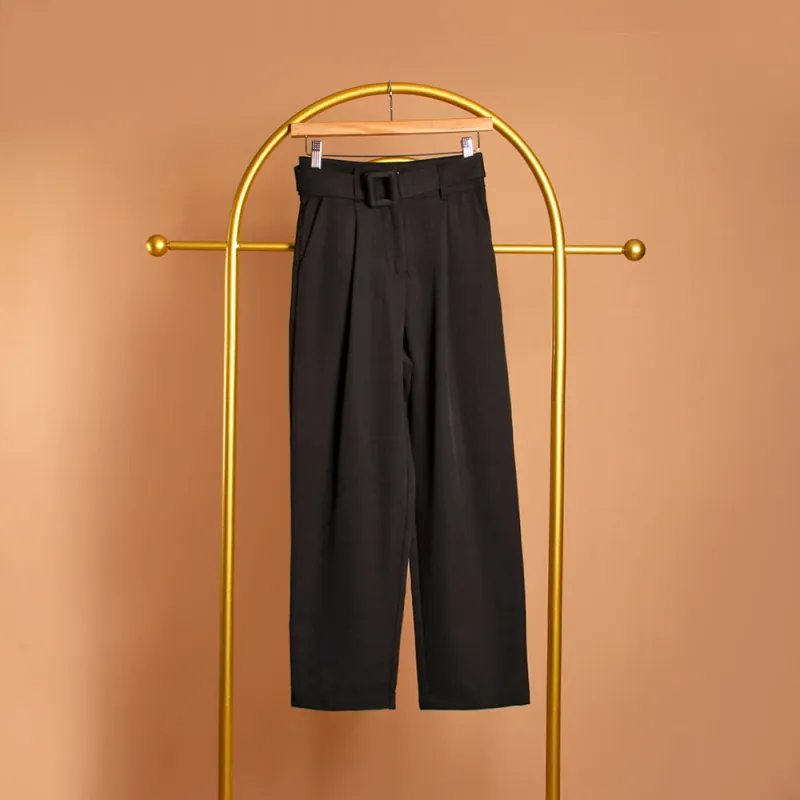 Straight Leg Belted Pant sold by Melie Bianco