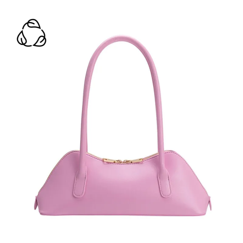 Dakota Pink Recycled Vegan Shoulder Bag sold by Melie Bianco