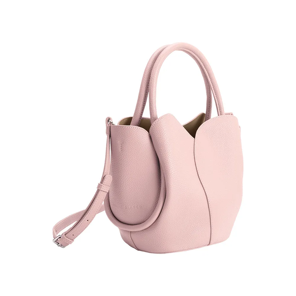 Tulip Pink Recycled Vegan Top Handle Bag sold by Melie Bianco product image thumbnail 2
