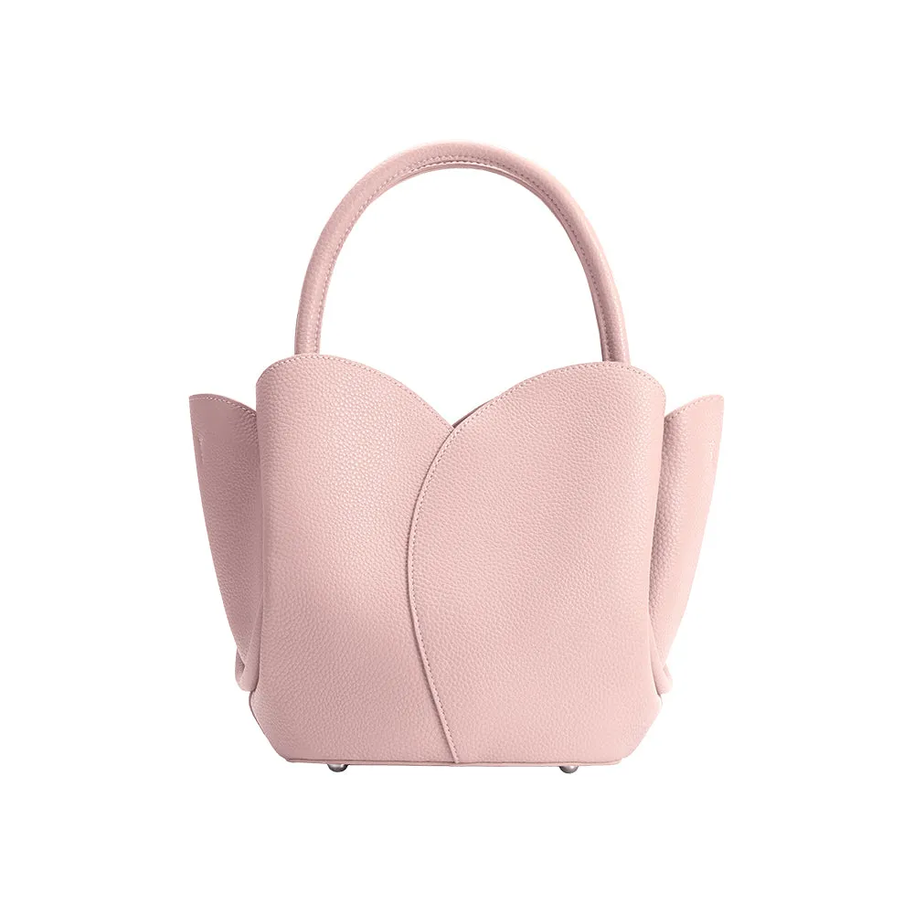 Tulip Pink Recycled Vegan Top Handle Bag sold by Melie Bianco product image thumbnail 3